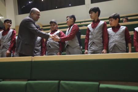 گزارش تصویری| بازدید دانش آموزان از صحن علنی مجلس 