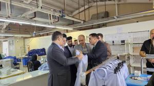 گزارش تصویری| بازدید اعضای کمیسیون اصل نود از دو واحد تولیدی پوشاک