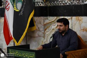 غبارروبی مضجع شریف حضرت عبدالعظیم(ع) 