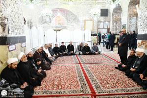 غبارروبی مضجع شریف حضرت عبدالعظیم(ع) 
