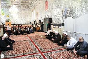 غبارروبی مضجع شریف حضرت عبدالعظیم(ع) 