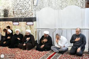 غبارروبی مضجع شریف حضرت عبدالعظیم(ع) 