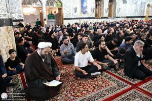 غبارروبی مضجع شریف حضرت عبدالعظیم(ع) 