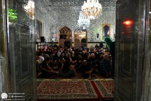 غبارروبی مضجع شریف حضرت عبدالعظیم(ع) 