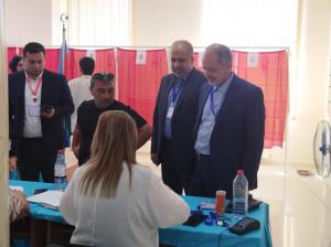 عکس| نظارت بر انتخابات زودهنگام مجلس ملی جمهوری آذربایجان