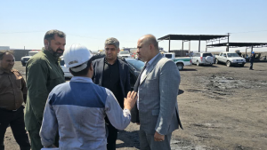 عکس| بازدید میدانی از محل حادثه معدن طبس