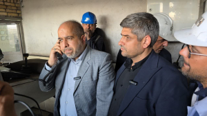 عکس| بازدید میدانی از محل حادثه معدن طبس
