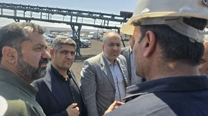 عکس| بازدید میدانی از محل حادثه معدن طبس