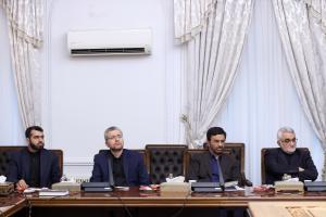 گزارش تصویری| دیدار اعضای کمیسیون امنیت ملی و سیاست خارجی مجلس شورای اسلامی با رئیس جمهور