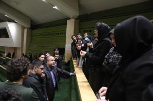گزارش تصویری| دیدار با دانشجویان دانشگاه آزاد واحد علوم و تحقیقات