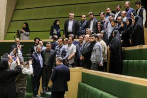 گزارش تصویری| حضور در جمع خبرنگاران، عکاسان و تصویربرداران پارلمانی به مناسبت سال جدید