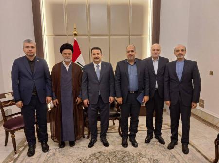 السودانی لوفد إیرانی: نتواصل مع زعماء العالم لمنع اتساع صراع المنطقة