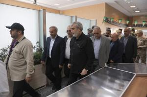 گزارش تصویری| بازدید اعضای کمیسیون امنیت ملی مجلس از پایانه مرزی پلدشت