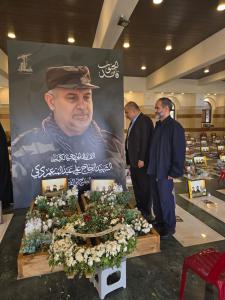 گزارش تصویری| حضور هیأت پارلمانی ایران در مراسم سالگرد شهادت شهید نصرالله و شهید صفی‌الدین