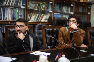 گزارش تصویری| دیدار اعضای مرکز دیپلماسی جوانان ایران با خضریان