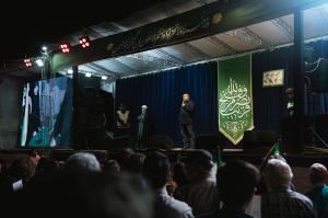 گزارش تصویری| سخنرانی خضریان در تجمع مردمی میدان تجریش تهران