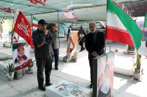 گزارش تصویری| حضور اعضای کمیسیون امنیت ملی و سیاست خارجی مجلس در گلزار شهدای میناب