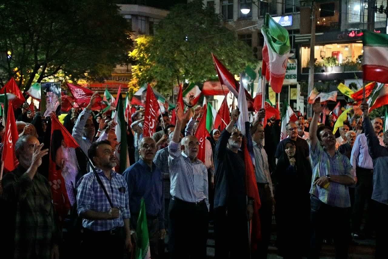 گزارش تصویری| تجمع مردمی میدان نبوت تهران