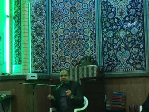 گزارش تصویری  سخنرانی در مسجد امام حسن مجتبی(ع)